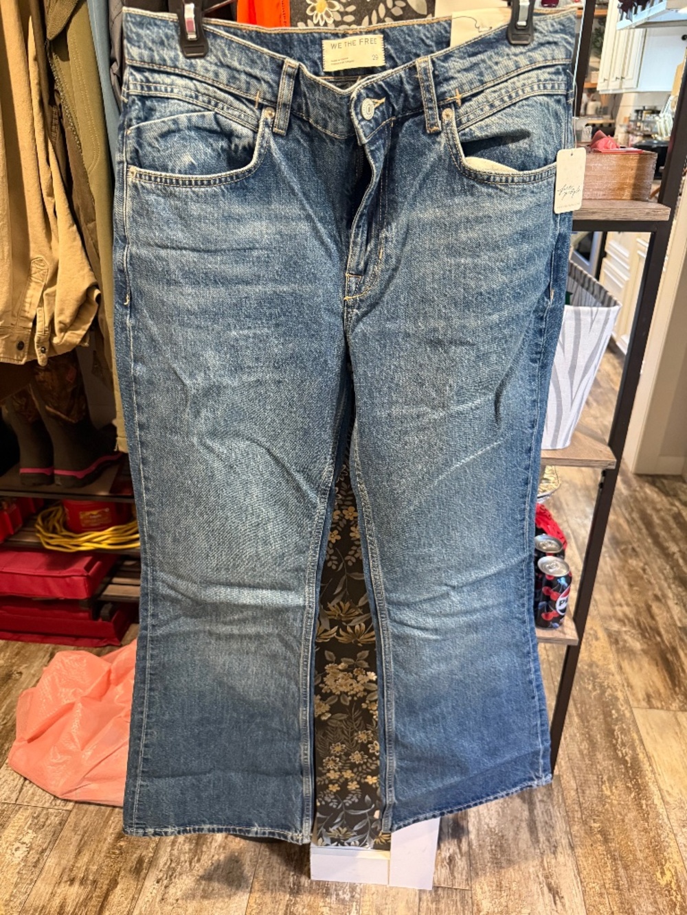 Free People West Coast Relaxed Flare Jeans